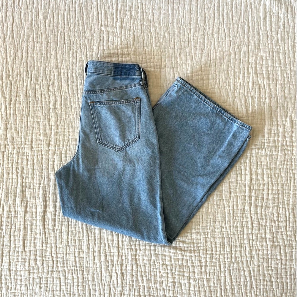Abercrombie & Fitch Curve Love The Wide-Leg High Rise Jeans 27/4